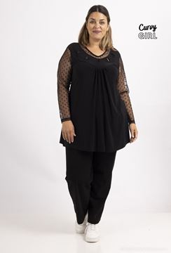 Immagine di CURVY GIRL TOP WITH LACE  SLEEVE